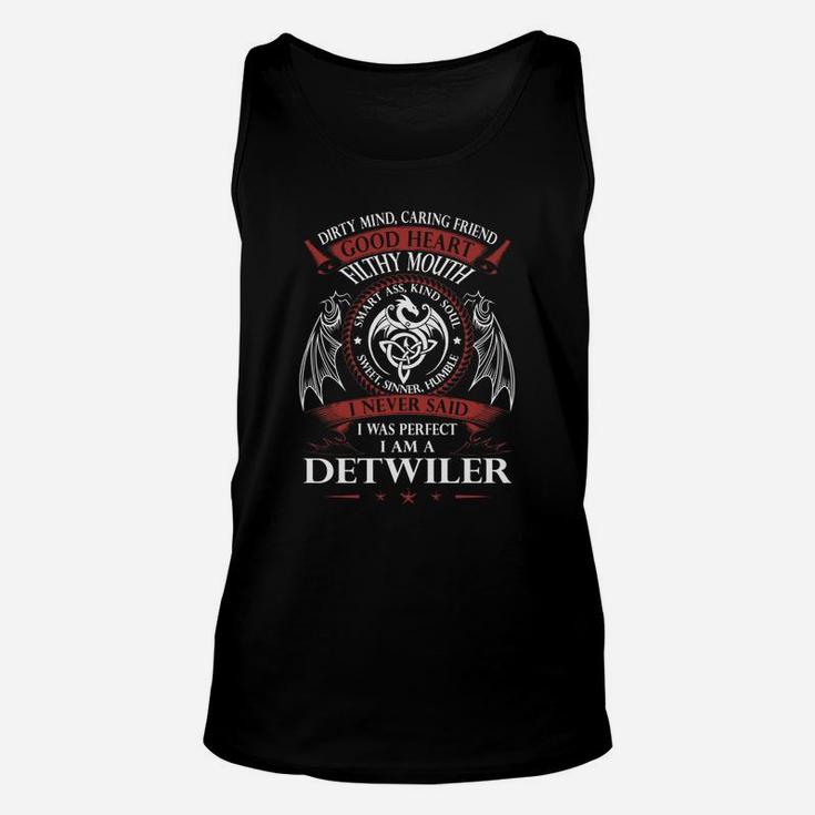 Detwiler Good Heart Name Shirts Unisex Tank Top