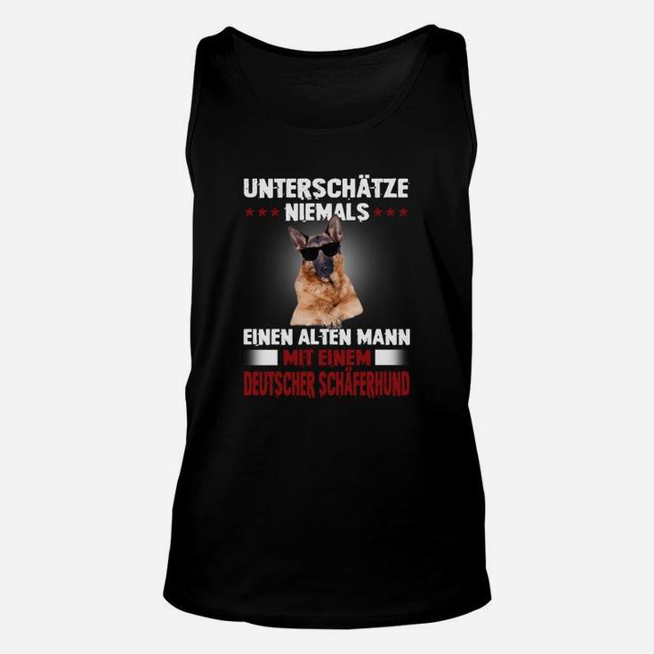 Deutscher Schäferhund Unterschätze Niemals Einen Alten Mann TankTop