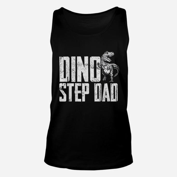Dino Step Dad Dinosaur Family Unisex Tank Top