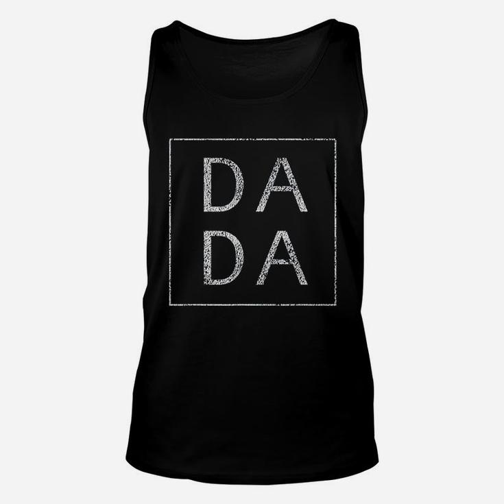 Distressed Dada Funny Retro Father Day Unisex Tank Top