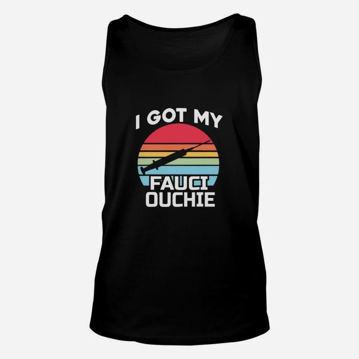 Doctor Fauci I Got My Fauci Ouchie Unisex Tank Top