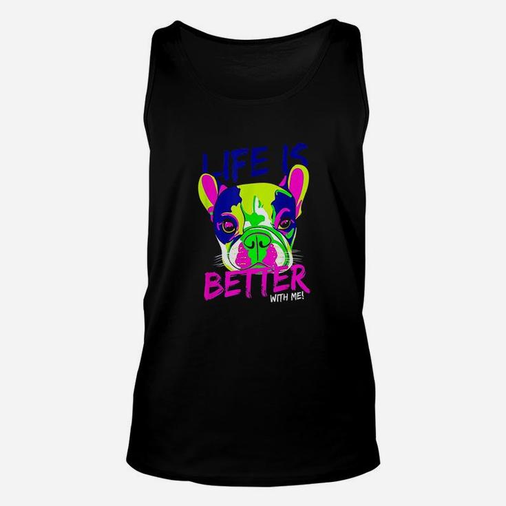 Dog Makes Life Betters Unisex Tank Top
