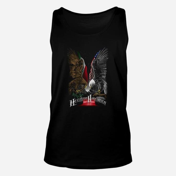 Eagle Mexican American Flag Unisex Tank Top