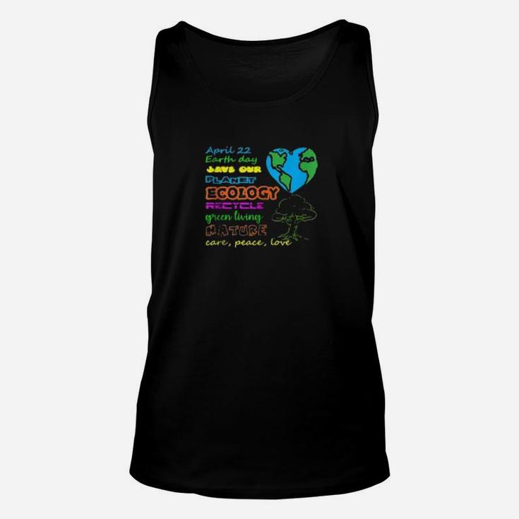 Earth Day 50th Anniversary 2020 Climate Change Unisex Tank Top