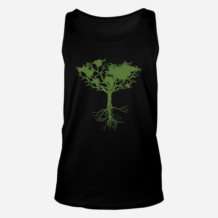 Earth Tree Climate Change Ecology Environment Global Warming Green Tree Nature Unisex Tank Top