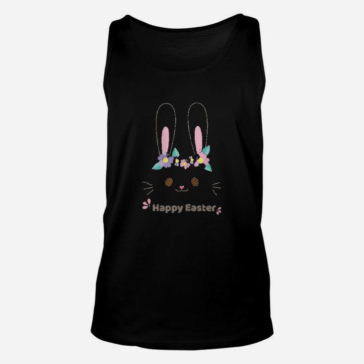 Easter For Women And Girls Easter Cute Bunny Face Unisex Tank Top