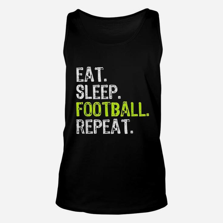 Eat Sleep Football Repeat Player Cool Gift Unisex Tank Top