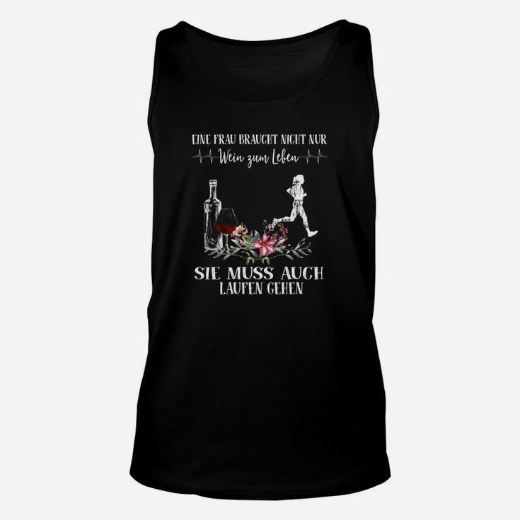 Einfrau Braut Nicht Nur Wein, Muss Laufen Gehen Unisex TankTop