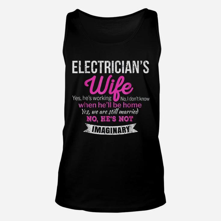 Electrician Wife Gift Funny Wedding Anniversary Unisex Tank Top