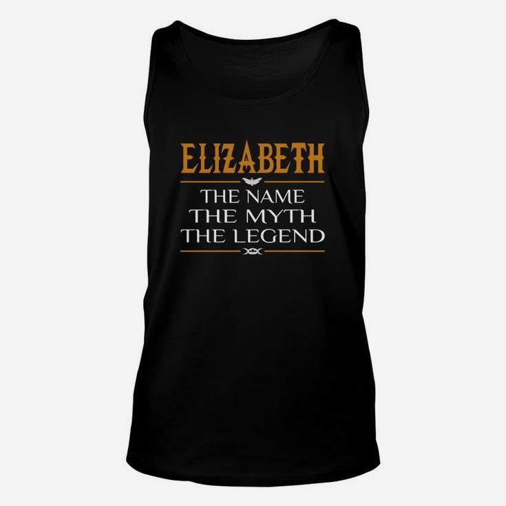Elizabeth Legend Name Elizabeth Unisex Tank Top