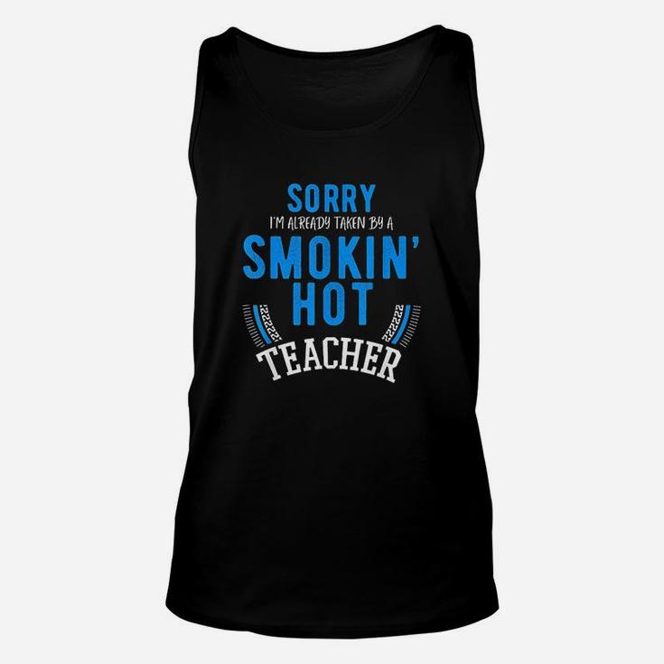 Engaged To A Teacher Funny Marry Hot Teachers Unisex Tank Top