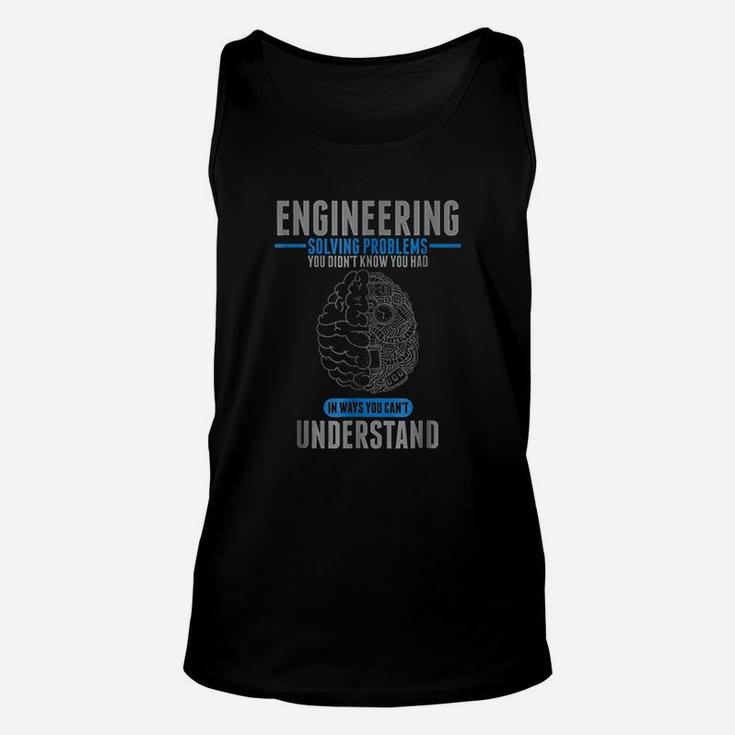 Engineer Solving Problems Funny Engineering Unisex Tank Top