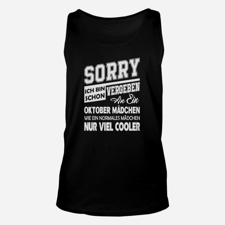 Entschuldigung Oktober Mädchen TankTop