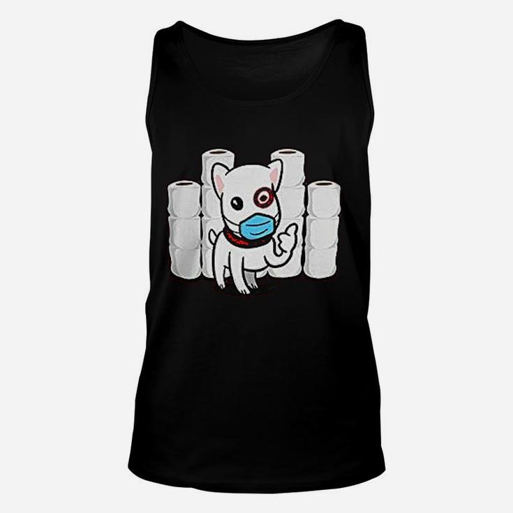 Essential Dog With Toilet Paper Unisex Tank Top