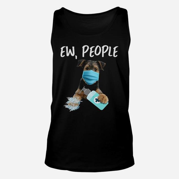 Ew People Dog Airedale Terrier Unisex Tank Top