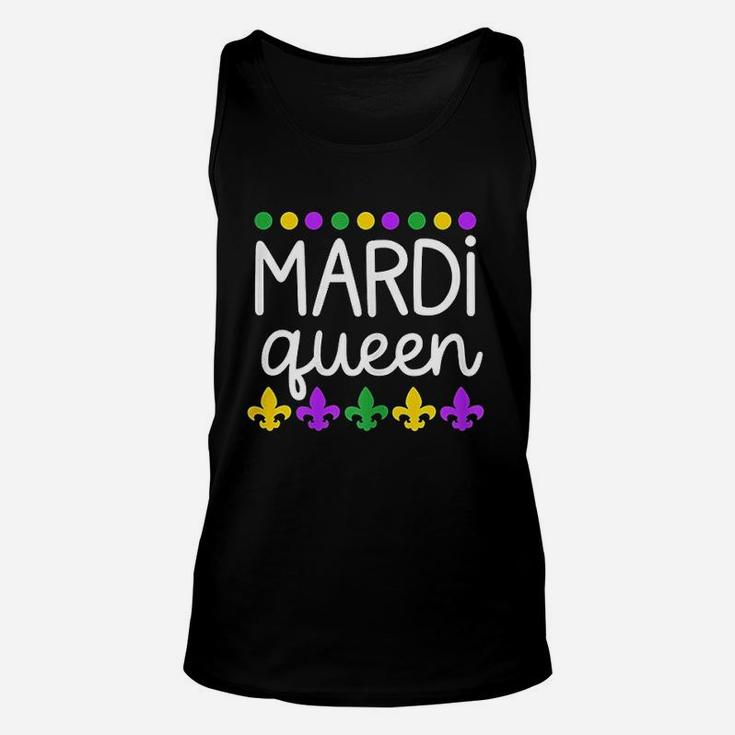 Family Matching Set Gag Funny Gift For Mom Wife Mardi Queen Unisex Tank Top