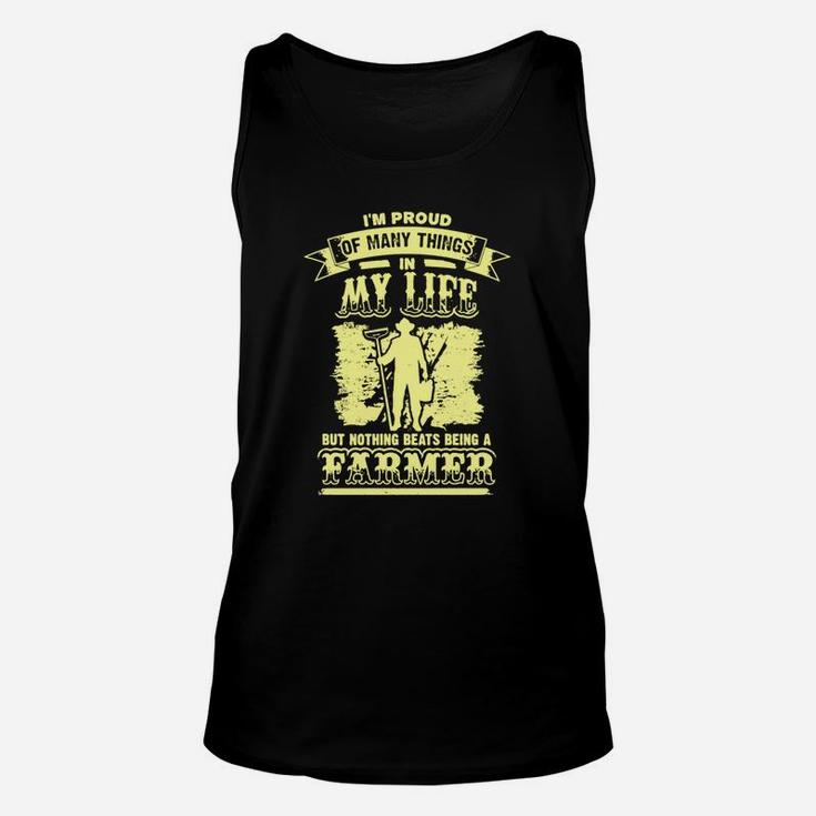 Farmer - I'm A Proud Farmer T-shirt Unisex Tank Top