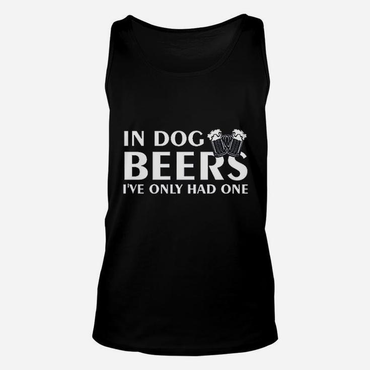 Fashions In Dog Beers Unisex Tank Top