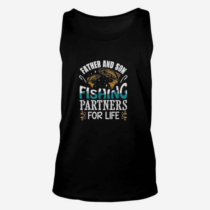 Father And Son Fishing Partners For Life Father Gift Unisex Tank Top