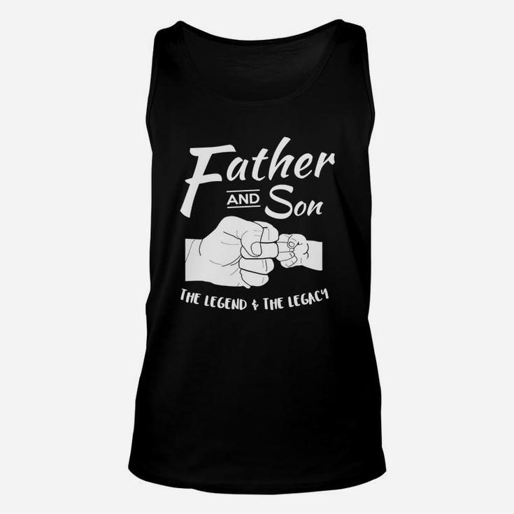 Father And Son Matching Outfits The Legend And The Legacy Unisex Tank Top