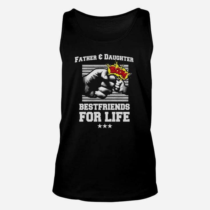 Father Daughter Friends Fist Bump Dad Fathers Day Unisex Tank Top