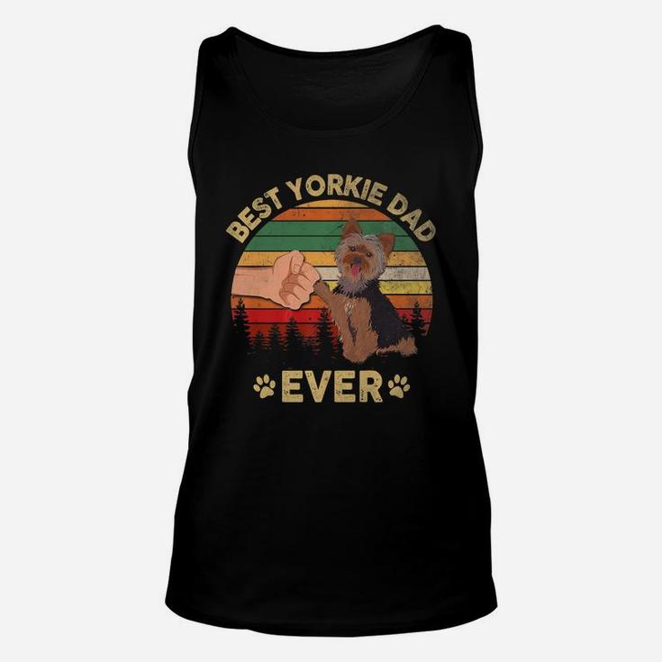 Father Day Best Yorkie Dad Ever Vintage Shirt Unisex Tank Top