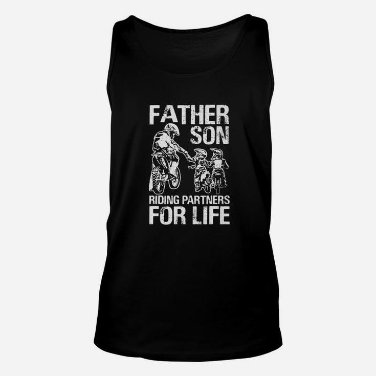 Father Son Riding Partner For Life Motocross Unisex Tank Top