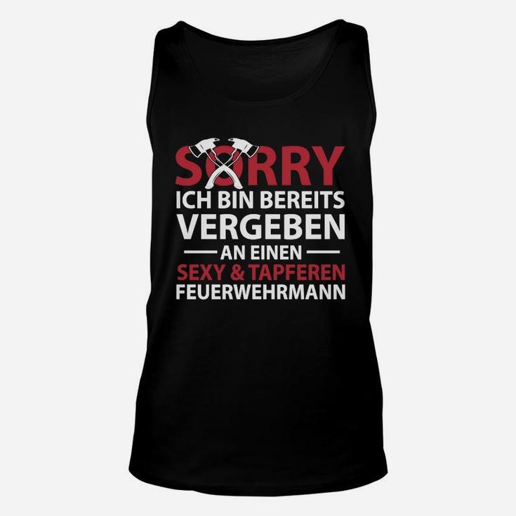 Feuerwehrmann Partner Unisex TankTop, Lustig für Vergebene