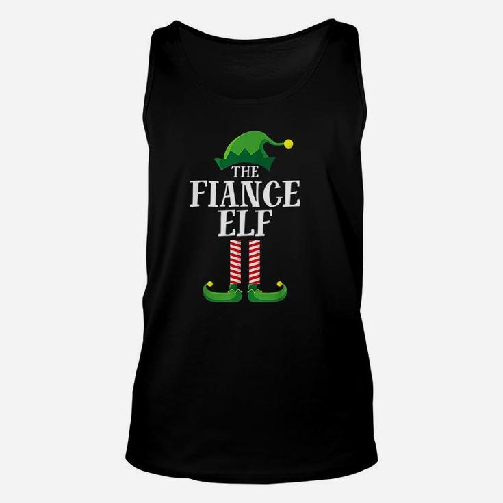 Fiance Elf Family Christmas Party Unisex Tank Top