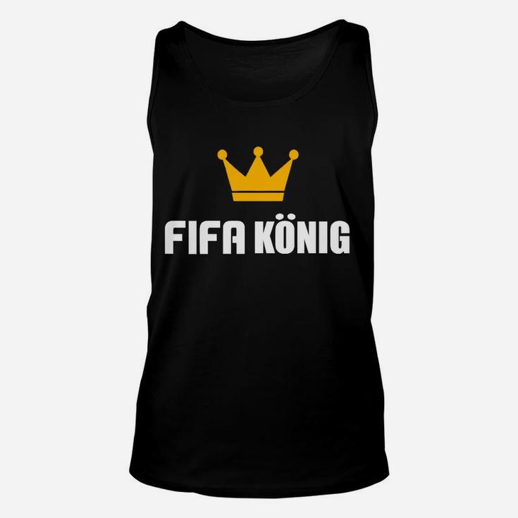 FIFA König Herren Unisex TankTop mit Krone-Design, Fußballfan Bekleidung
