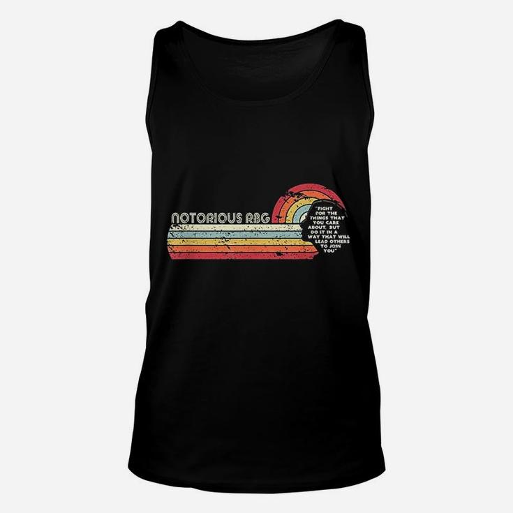 Fight For The Things You Care About Notorious Unisex Tank Top