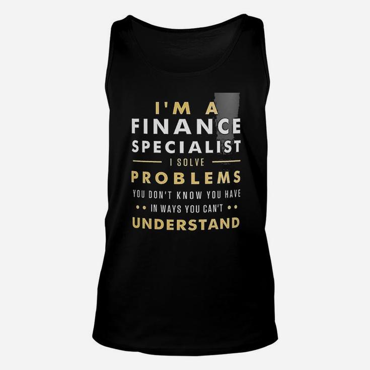 Finance Specialist Gift For Finance Specialist Mug Finance Gift Unisex Tank Top