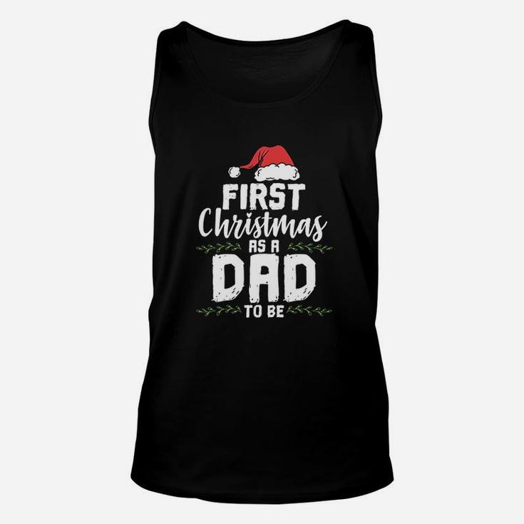 First Christmas As A Daddy To Be Future Father Unisex Tank Top
