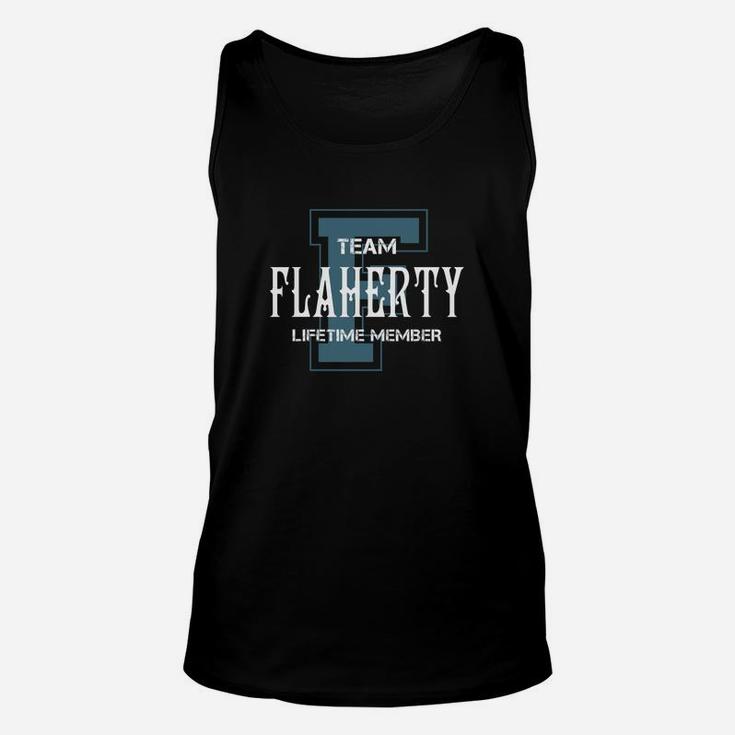 Flaherty Shirts - Team Flaherty Lifetime Member Name Shirts Unisex Tank Top