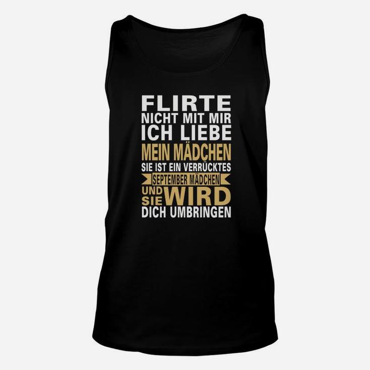 Flirte Nicht Mit Mir September Mädchen TankTop