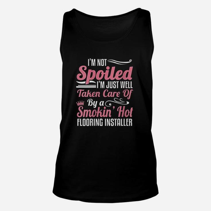 Flooring Installer Wife Not A Spoiled Wife Unisex Tank Top
