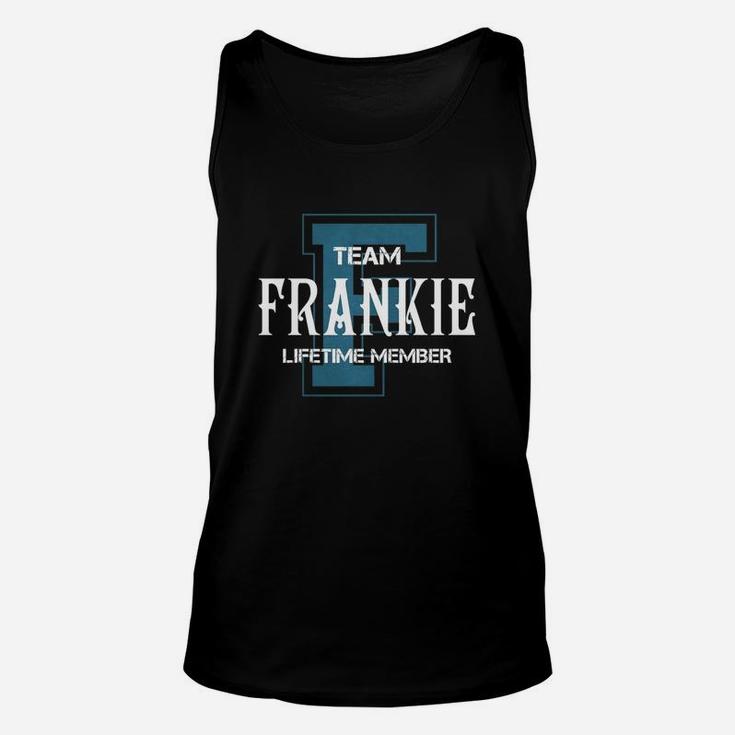 Frankie Shirts - Team Frankie Lifetime Member Name Shirts Unisex Tank Top