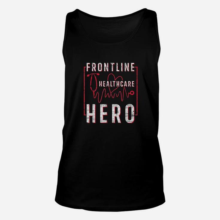Frontline Healthcare Hero Essential Worker Nurse Nursing Unisex Tank Top