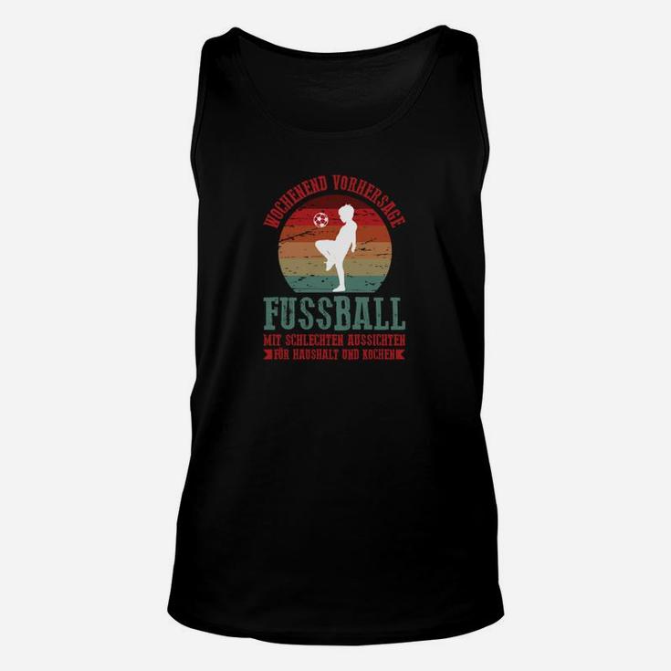 Fußball-Themen-Unisex TankTop mit Spruch, Retro-Fußballer Design