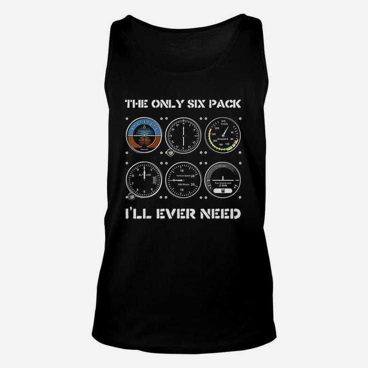 Funny Airplanes Pilot Commercial Pilots Gift Unisex Tank Top