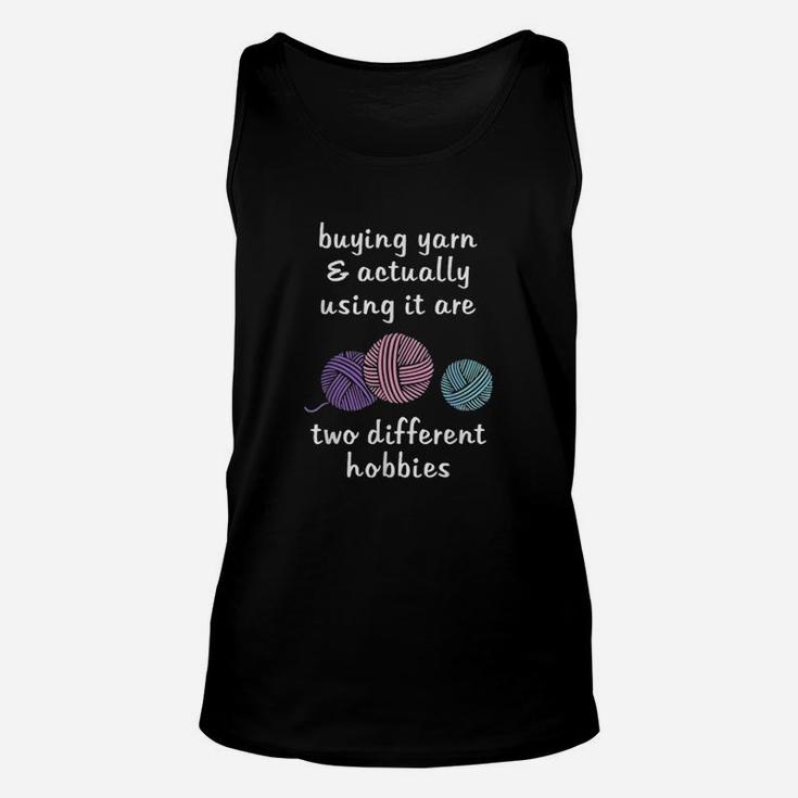 Funny Crochet And Knitting Unisex Tank Top