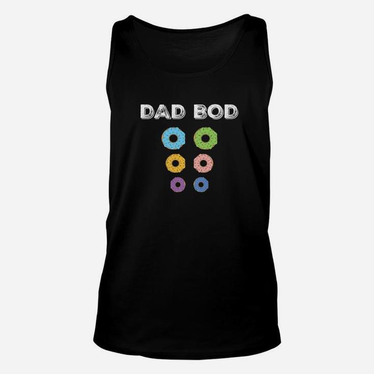 Funny Donut Dad Bod Gym Shirts Gifts Workou For Daddy Premium Unisex Tank Top