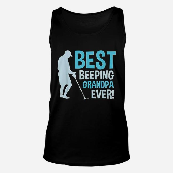 Funny Grandfather Metal Detecting Hobby Unisex Tank Top