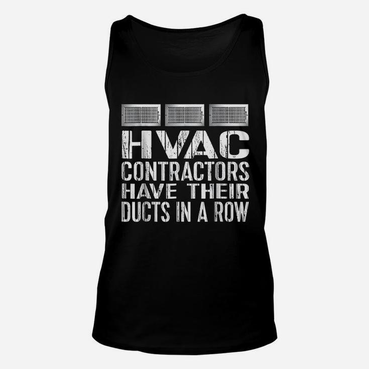 Funny Hvac Heating Cooling Hvac Contractor Unisex Tank Top