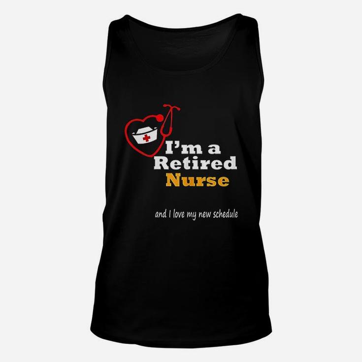 Funny I Am A Retired Nurse Gift For Her Unisex Tank Top