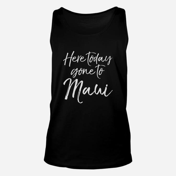Funny Maui Vacation Shirt For Women Cute Hawaiian Hawaii Tee Unisex Tank Top