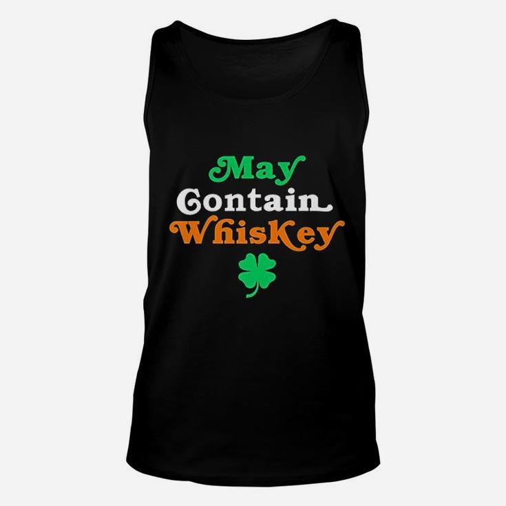 Funny May Contain Whiskey Gifts For Whiskey Lovers Unisex Tank Top