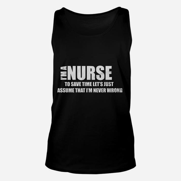 Funny Nurse Rn Nursing Unisex Tank Top