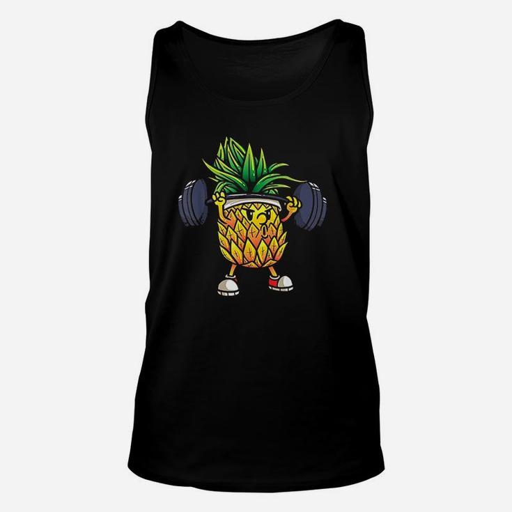 Funny Pineapple Powerlifting Weightlifting Unisex Tank Top