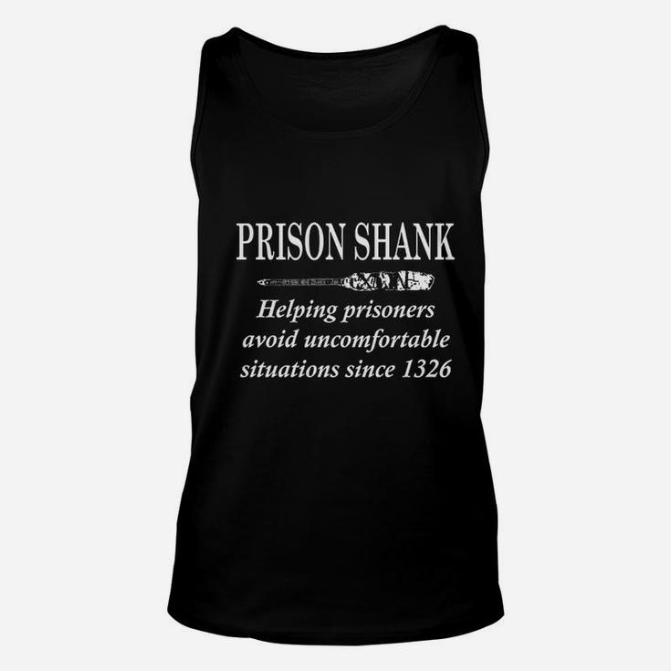 Funny Prison Shank Corrections Officer Humor Unisex Tank Top